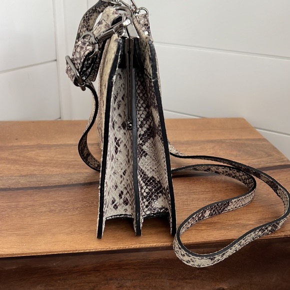 Vintage python embossed leather, made in Italy - Picture 7 of 17